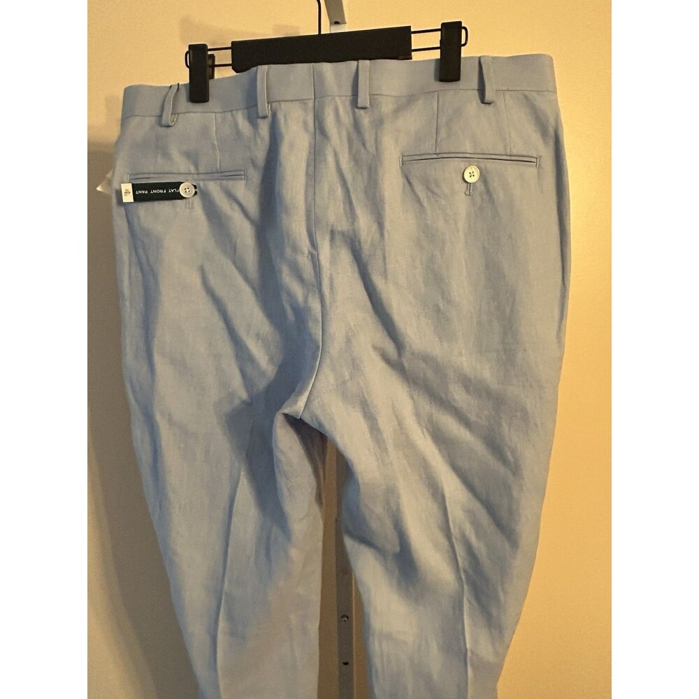 Mens RALPH LAUREN dress pants 36x32 Light Blue ULTRA FLEX Lightweight Preppy - Picture 12 of 16
